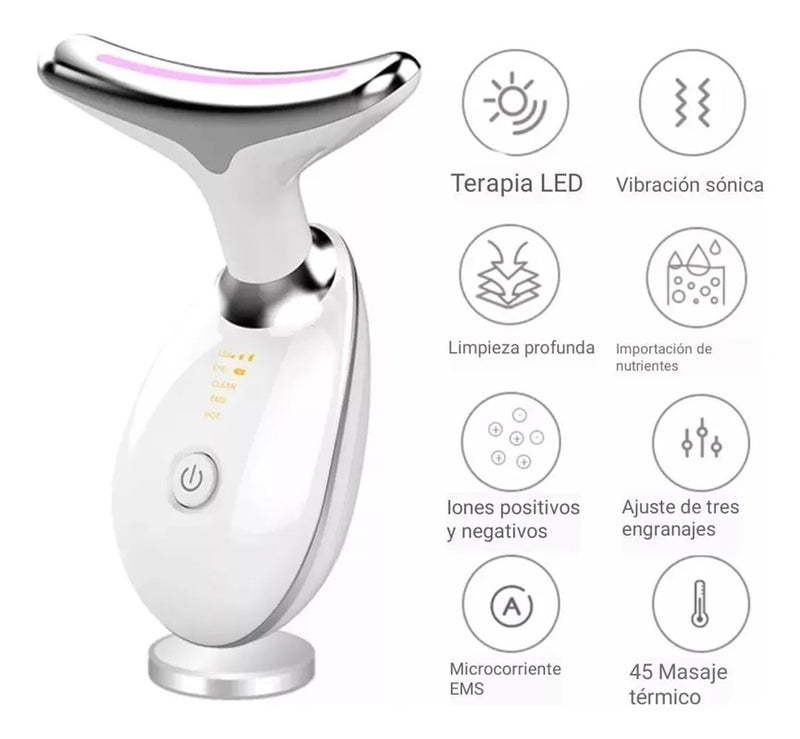 MASAJEADOR FACIAL INALAMBRICO RECARGABLE