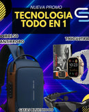 COMBO BOLSO ANTIROBO+RELOJ T900+GAFAS BLUETOOTH