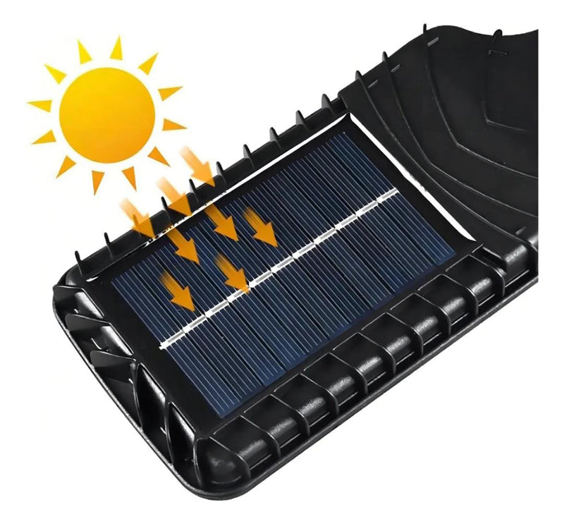 Lampara solar para exteriores recargable